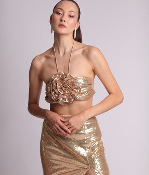 Golden Flower Top