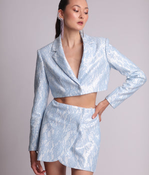 Crystal Skirt Suit