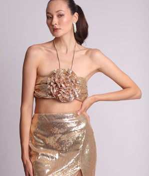 Golden Flower Top