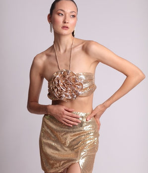 Golden Flower Top